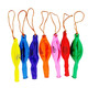 Large Printed Punch Balloons with Elastic Band - Mixed Colours (5pcs)